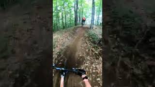 Bad Crash On A Step Up Double #mtb #bike #gopro