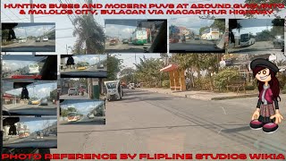 Hunting Buses & Modern PUVs at around Guiguinto & Malolos City, Bulacan