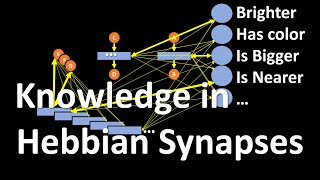 Knowledge in Hebbian Synapses