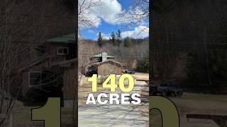 140 acres! Delightful home in Adirondack park. $255,000 #countryestate #forsale #houseforsale