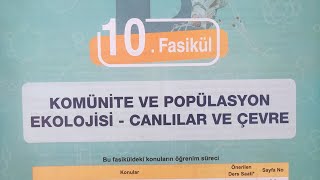 Testokulu AYT Biyoloji konu anlatım föyü-Canlılar ve Çevre