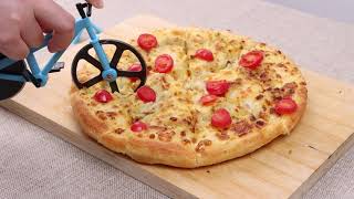 Pizza Cutter Bicycle Pizza Cutter Wheel Non Stick ( Wanna buy this product? link in description👇 )