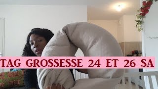 TAG GROSSESSE #8: 24 ème et 26 ème semaines : mon coussin de grossesse me sauve la vie