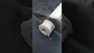 1000 Degree Knife VS Plastic Pipe #shorts #plastic #pipe