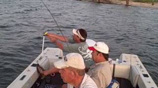 Lake Texoma Fishing Guides - Corporate Event Striper Fishing