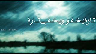 قصيدة (ليل ومطر )،إعداد الطّالبة : سارة أمين ، أداء صوتي الطّالبة : سارة خالد ، الصّفّ التّاسع