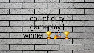 Call of duty mobile gameplay |winner🏆🎉🏆