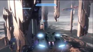 Halo 4   Shutdown Chap, Pelican Aerial Covenant Combat, Weapons, HD Gameplay Xbox 360