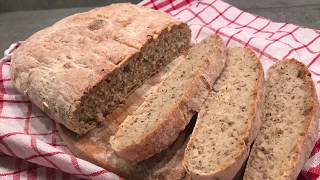 Buke shtepie me erza dhe fara me kore krokante plot arome - homemade bread with seeds and spices