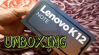 LENOVO K12 NOTE | UNBOXING