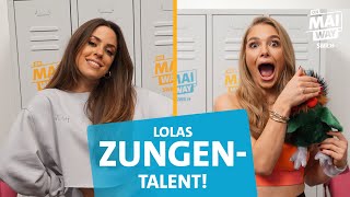 EKLIG! Lola Weippert wellt ihre Zunge?! 👅😱 ON MAI WAY #shorts