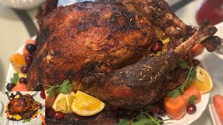 How To Bake Whole Turkey For Thanksgiving 2023| Desi Style Turkey Bake Recipe By Asma Azeem