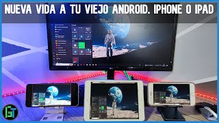 📱💻 tu Viejo teléfono, Android, iPhone como segunda pantalla😱✅