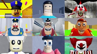 9 Roblox Escape in Scary Obby Lego Barry Prison,Mr Stinky Prison,Carnival Of Terror,Mr Apple Prison