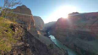 Sunrise over the Grand Canyon from the Whitmore trail overlook