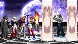 ( KOF MUGEN ) AMORED Rugal Vs Deveorer Element Team