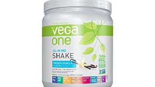 Vega One All in One French Vanilla  10 servings  0 94 lb    Plant Based Vegan Protein Powder  Non Da