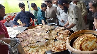 Karachi Famous Lachha paratha | Pathan ka Paratha | Street Commercial multi layered paratha |