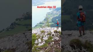 Austrian Alps    #viaferrata#alps#austria#klettersteig#attersee#shortsvideo#amazingshorts#sports