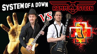 SYSTEM OF A DOWN VS RAMMSTEIN | NU / ALTERNATIVE METAL VS INDUSTRIAL METAL (Guitar riffs battle)