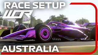 WOR TIER 2 F1 24 AUSTRALIA - Qualify Lap + RACE Setup 💪