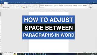 How to Add Space Between Paragraphs in MS Word | Formatting Paragraph Spacing ✅