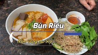 Bún riêu tôm thịt ngon bá cháy |🍜 | Năm Dung vào bếp