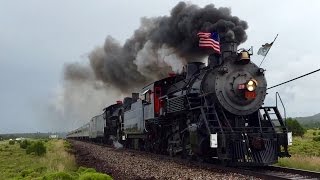 (HD) Grand Canyon Railway Steam Double Header! And many insane consists on the BNSF Seligman Sub!