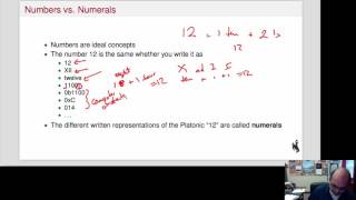 Numbers and numerals