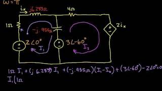 AC Example-Mesh Analysis