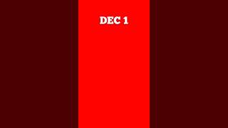 [December 1, 2023] 24 Days before Christmas 2023