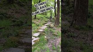 Techy rock garden on a black run at bike park wales #sick #mtbtech #bike #wales #mtb #viral #epic