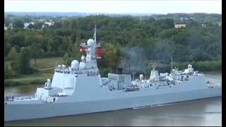 Chinese destroyer ship Type 052c 🇨🇳