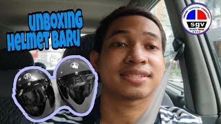 #33 UNBOXING HELMET KERJA BARU | MANTUL BOSSKU