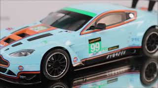 NSR 0403 Aston Martin GT3 LeMans 2013 Gulf #99 Analog / Carrera Digital 132