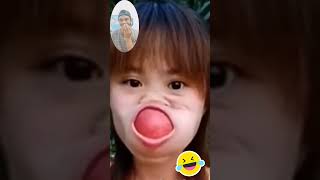 Video lucu banget memakan buah apel🤣🤣 #videolucubanget #shorts