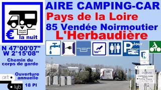 85 Aire Camping-car "Noirmoutier l'Herbaudière" Hello!camping-car