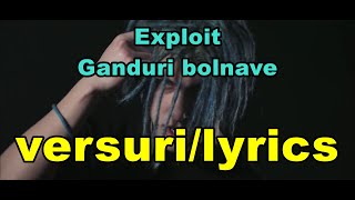 Exploit - Ganduri Bolnave (versuri/lyrics video)