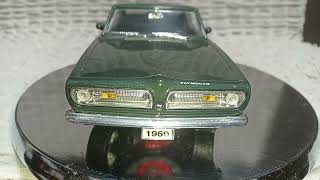 Plymouth Barracuda - 1969 , 1:18 , diecast , колекционерски модел