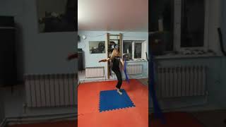 Повышаю скорость удара ногой - Мае Гери🥋🥋🥋 #каратэ #карате #сётокан #шотокан #karate #shotokan