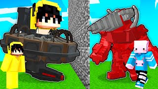 TİTAN YUNUSLP MAN VS ULTRA MEGA DRİLL MAN! | Minecraft