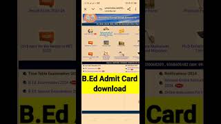 B.Ed Admit card Download आ गये #rjgkankit #bedadmitcard#mgsu #mgsubikaner #mgsuniversity