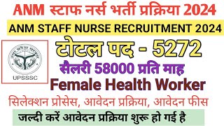 ANM STAFF NURSE VACANCY 2024 l STAFF NURSE VACANCY 2024 l NURSING VACANCY l NHM STAFF NURSE VACANCY