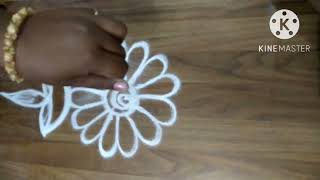 Easy & Simple Sanskar Bharti Rangoli Design|दररोज काढण्यासाठी एकदम सोपी सुंदर रांगोळी |#rangoli