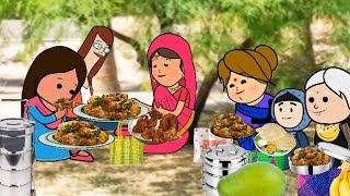 🤯🍗Ep46😅100 நாள் வேலை😅part 5😅சின்ன மாமியார்😉cm46😄 #100நாள்வேலைcomedy  @Cartoontamilvideo