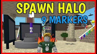 How to get SPAWN HALO in FIND THE MARKERS [ 9 MARKERS ] Roblox [ UPDATED 2024 ]