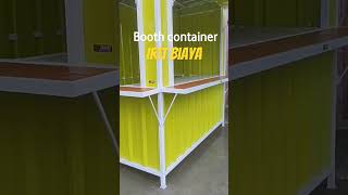 Membuat booth container murah tidak murahan #shortsvideo #boothcontainer #short