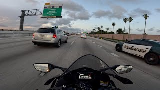 Fort Lauderdale flooded.... After the flood ride zx10r r1