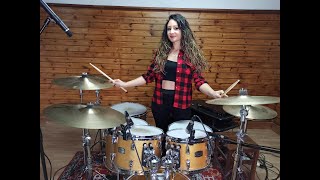 IRON MAIDEN - WHERE EAGLES DARE - DRUM COVER by CHIARA COTUGNO