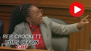 Rep. Crockett pops off on GOP anti-diversity bill: "You don't know the definition of oppression"